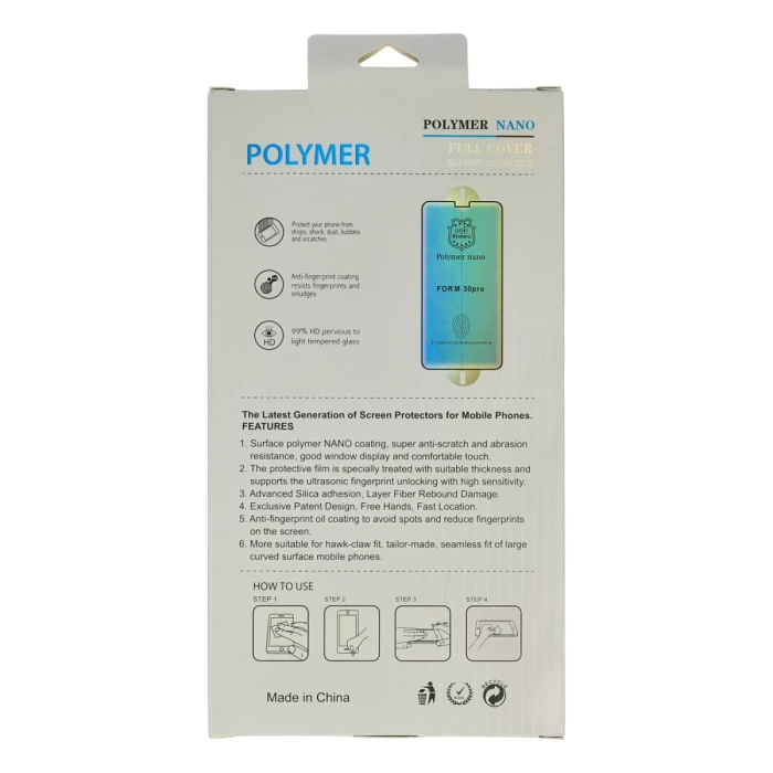Newface iPhone XS Max Polymer Nano Ekran Koruyucu