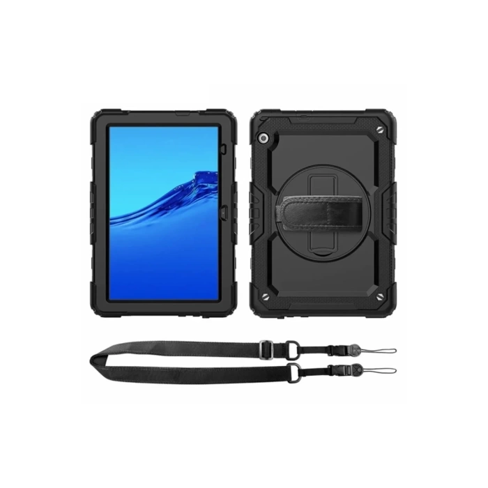Newface Lenovo Tab M10 TB311FU Kılıf Amazing Tablet Kapak - Siyah