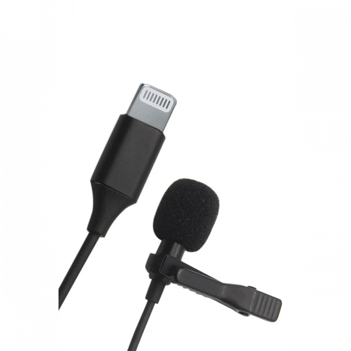 Lightning 2 Metre Double Mikrofon - Siyah