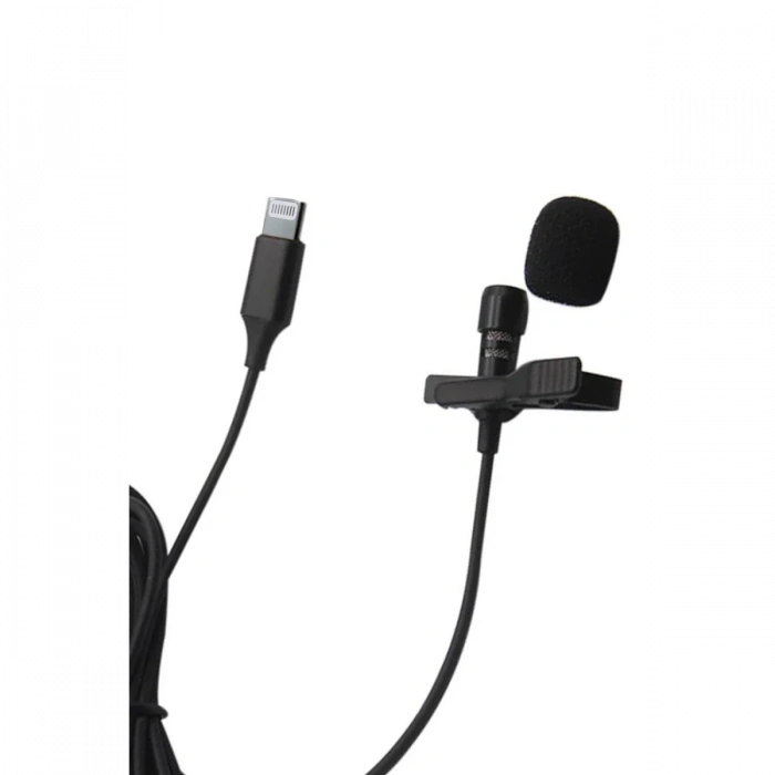 Lightning 2 Metre Double Mikrofon - Siyah