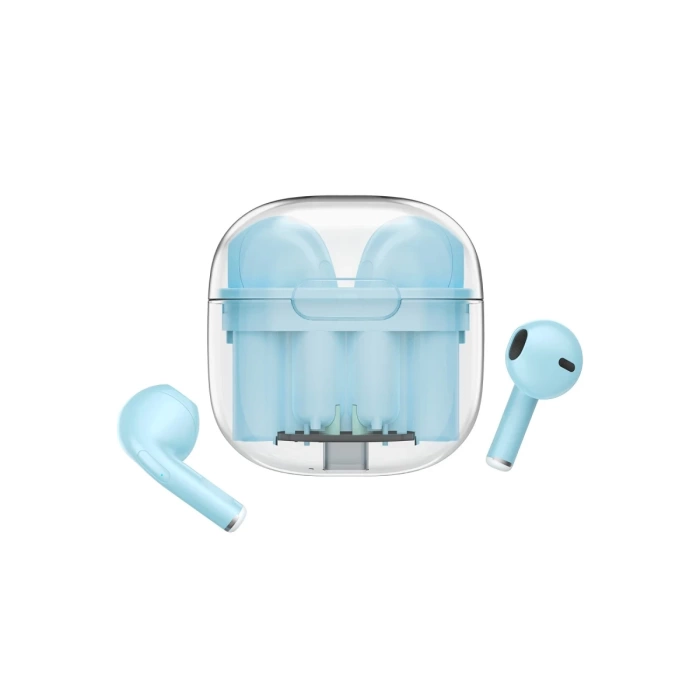 Newface LS-09 Bluetooth 5.3 TWS Kablosuz Airpods Kulaklık - Mavi