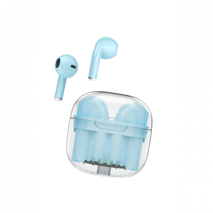 Newface LS-09 Bluetooth 5.3 TWS Kablosuz Airpods Kulaklık - Mavi
