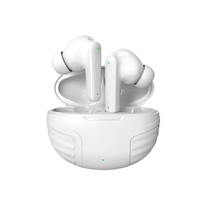 Newface LS-19 Aktif Gürültü Engelleyici Özellikli Bluetooth 5.4 Kablosuz Airpods Kulaklık - Beyaz