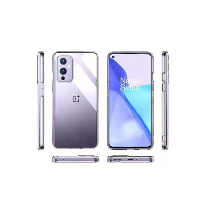 Newface One Plus 9 Kılıf Lüx Şeffaf Silikon