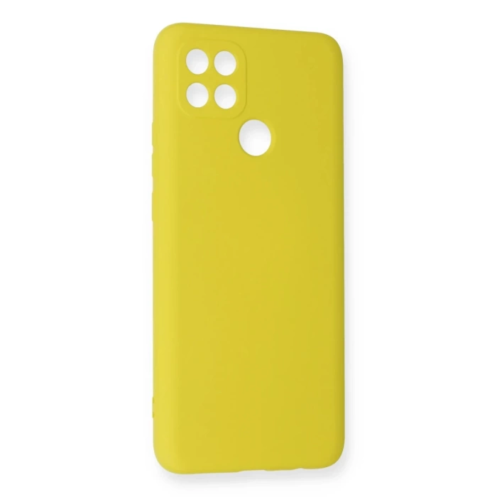 Newface Oppo A15 Kılıf Nano içi Kadife Silikon