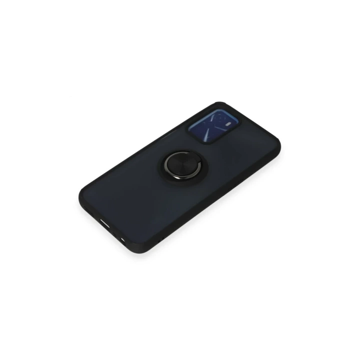 Newface Oppo A16 Kılıf Montreal Yüzüklü Silikon Kapak