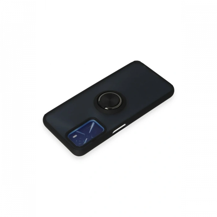 Newface Oppo A16 Kılıf Montreal Yüzüklü Silikon Kapak