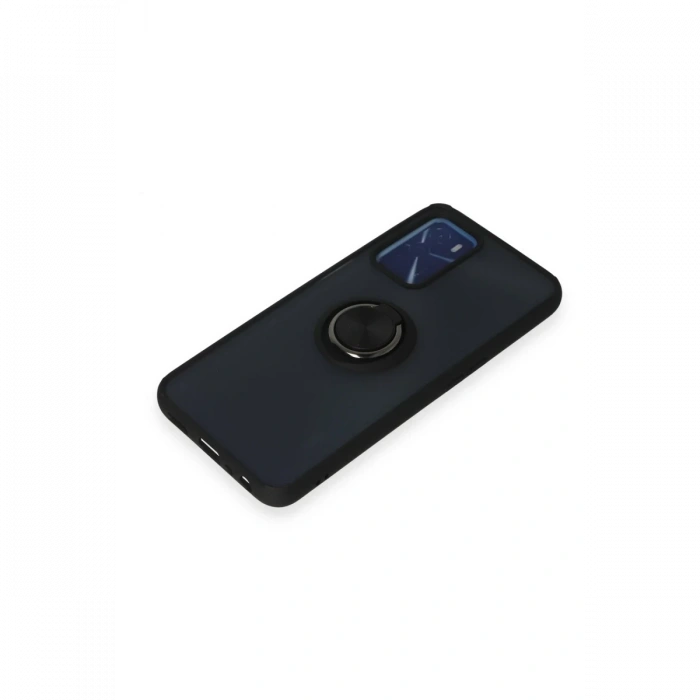 Newface Oppo A16 Kılıf Montreal Yüzüklü Silikon Kapak