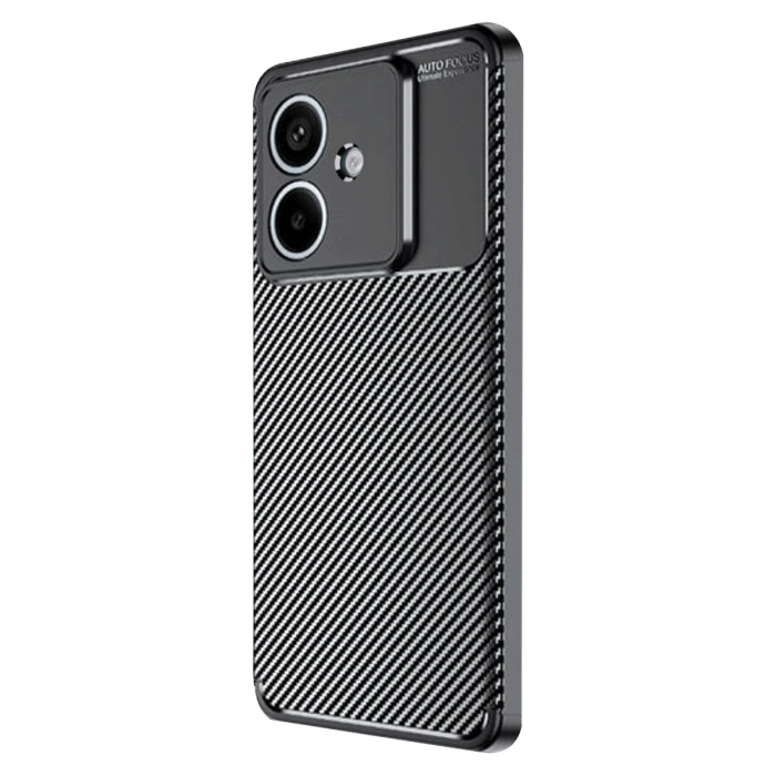 Oppo A3 Kılıf Auto Focus Karbon Kapak