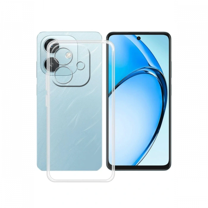 Oppo A3 Kılıf Lüx Şeffaf Silikon