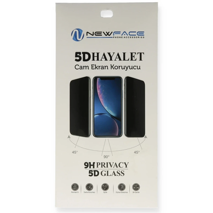Newface Oppo A31 5D Hayalet Cam Ekran Koruyucu