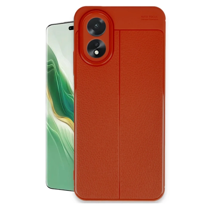 Newface Oppo A38 Kılıf Auto Focus Kapak - Kırmızı