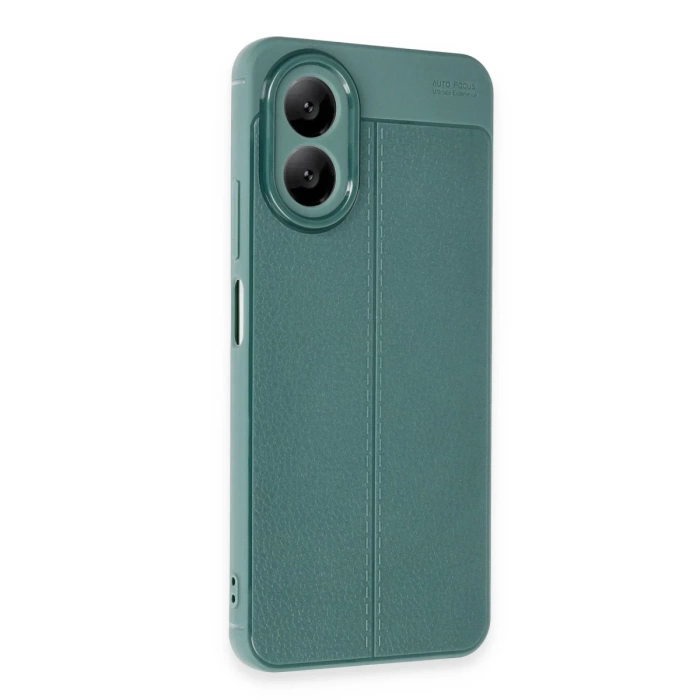 Newface Oppo A38 Kılıf Auto Focus Kapak - Koyu Yeşil