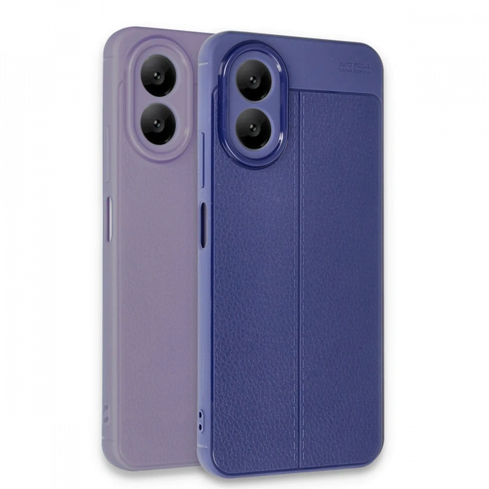 Newface Oppo A38 Kılıf Auto Focus Kapak - Lacivert