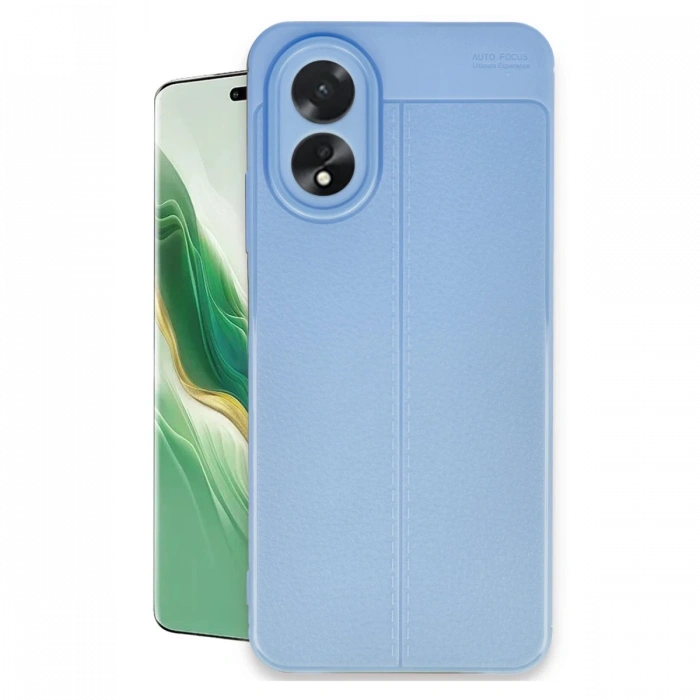 Newface Oppo A38 Kılıf Auto Focus Kapak - Mavi