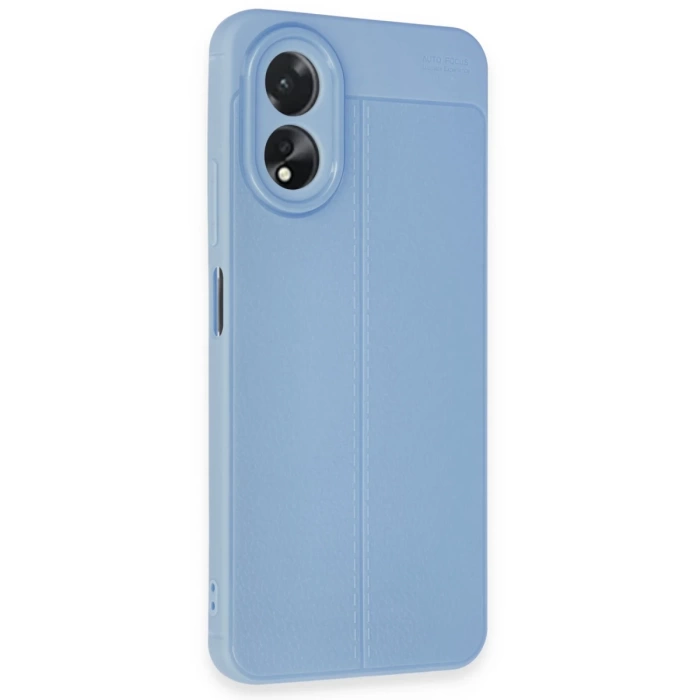 Newface Oppo A38 Kılıf Auto Focus Kapak - Mavi