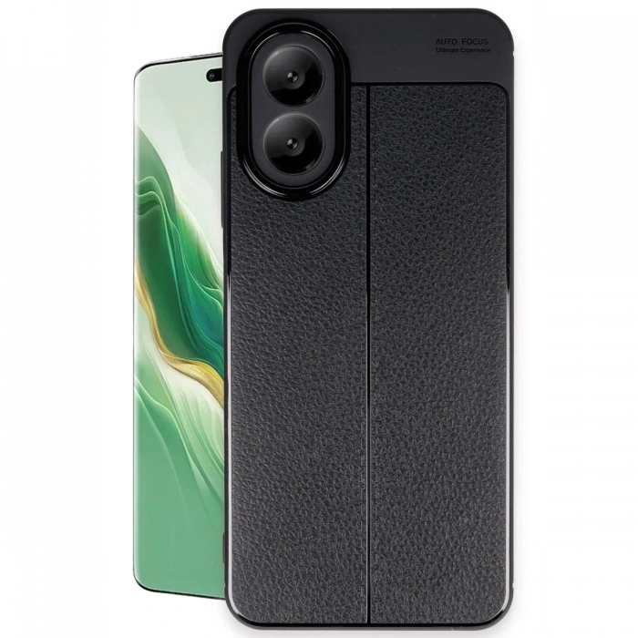 Newface Oppo A38 Kılıf Auto Focus Kapak - Siyah