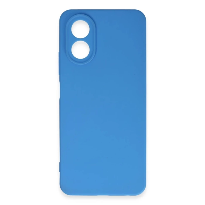 Newface Oppo A38 Kılıf First Silikon - Mavi