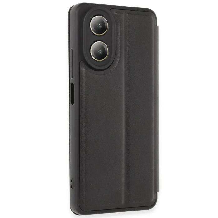 Newface Oppo A38 Kılıf Flip Cover - Siyah