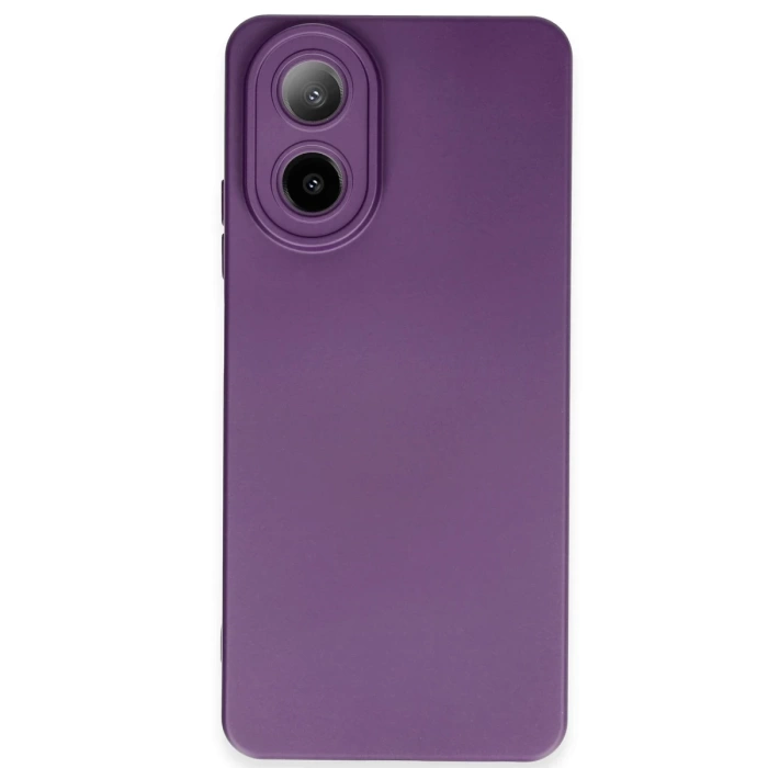 Newface Oppo A38 Kılıf Nano içi Kadife Silikon - Mor