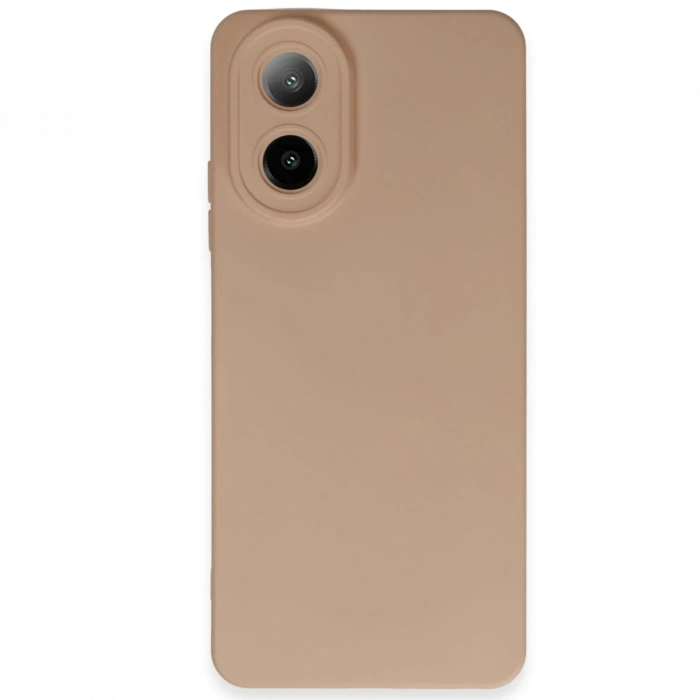 Newface Oppo A38 Kılıf Nano içi Kadife Silikon - Pudra