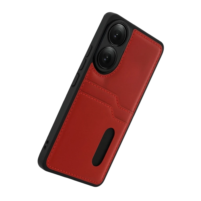 Newface Oppo A38 Sara Kartvizitli Deri Kılıf