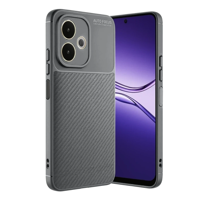 Newface Oppo A5 Pro 4G Kılıf Auto Focus Karbon Kapak