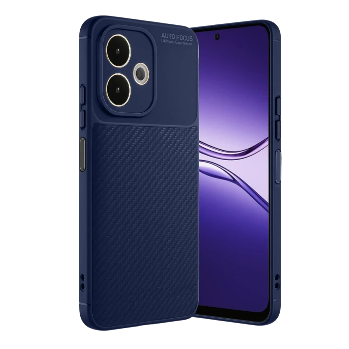 Newface Oppo A5 Pro 4G Kılıf Auto Focus Karbon Kapak