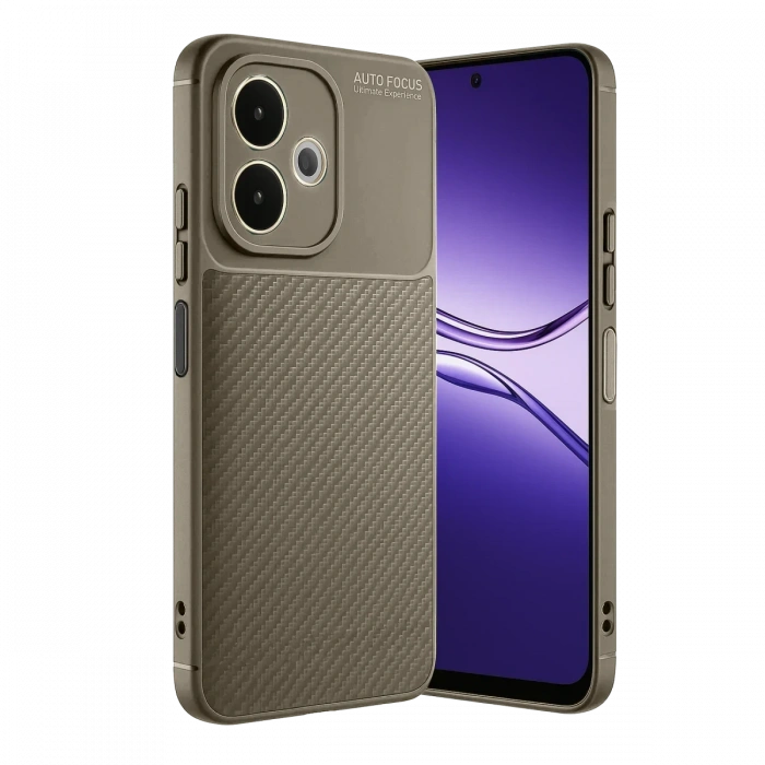 Newface Oppo A5 Pro 4G Kılıf Auto Focus Karbon Kapak