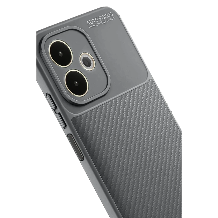 Newface Oppo A5 Pro 4G Kılıf Auto Focus Karbon Kapak