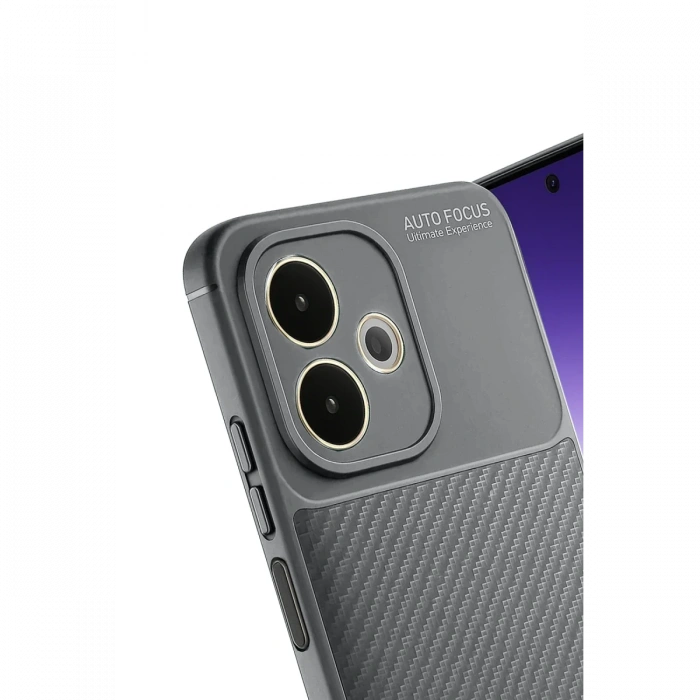Newface Oppo A5 Pro 4G Kılıf Auto Focus Karbon Kapak