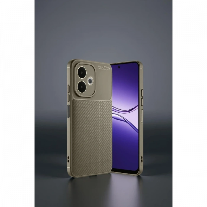Newface Oppo A5 Pro 4G Kılıf Auto Focus Karbon Kapak
