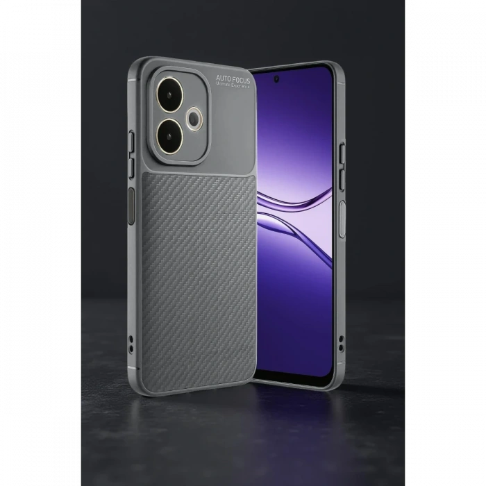 Newface Oppo A5 Pro 4G Kılıf Auto Focus Karbon Kapak