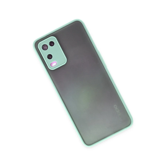 Newface Oppo A54 4G Kılıf Montreal Silikon Kapak - Turkuaz