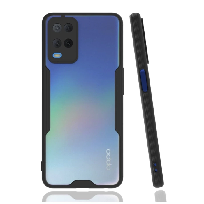 Newface Oppo A54 4G Kılıf Platin Silikon