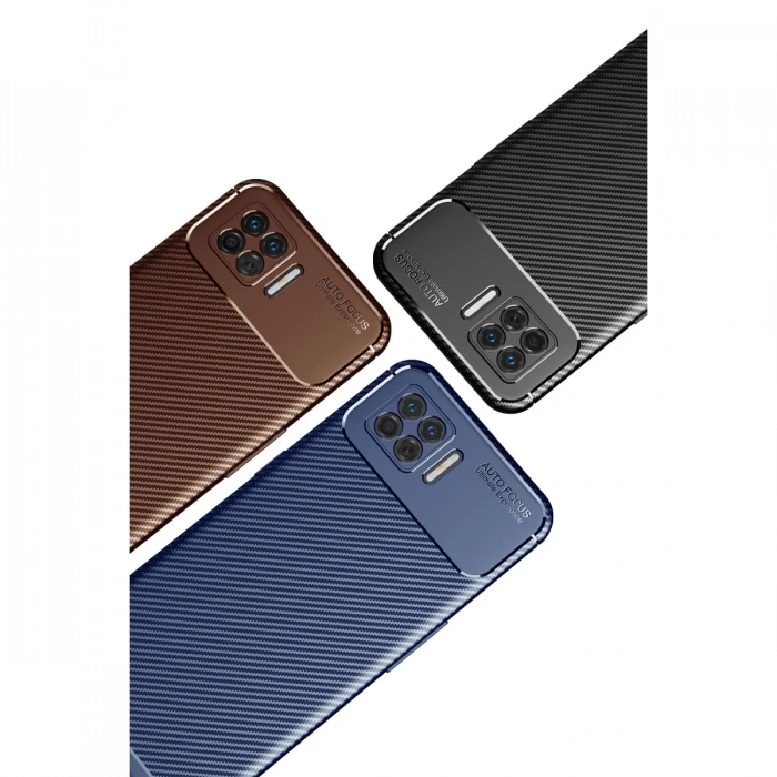 Newface Oppo A73 Kılıf Auto Focus Karbon Kapak