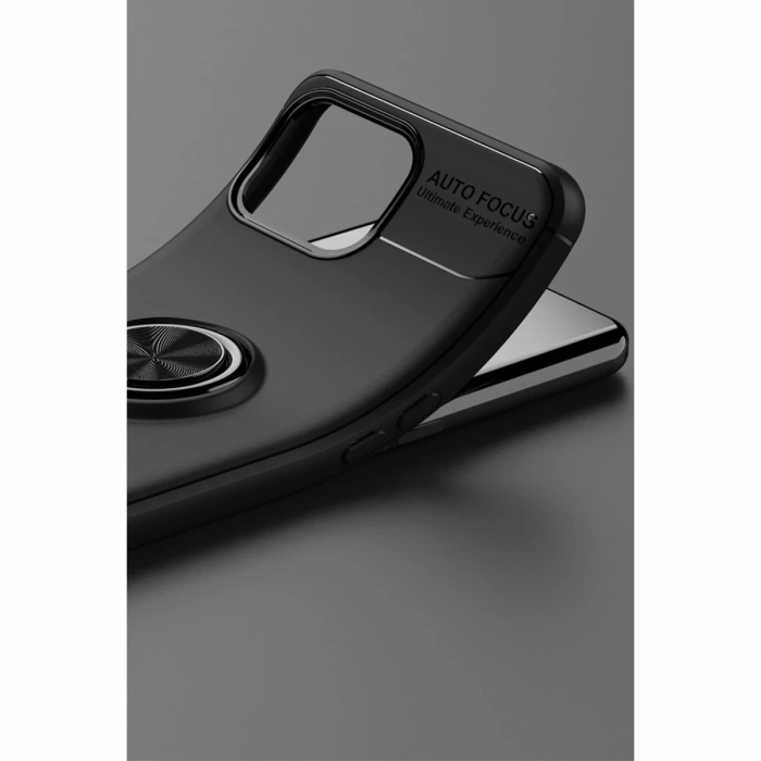 Oppo A73 Kılıf Range Yüzüklü Silikon - Mavi