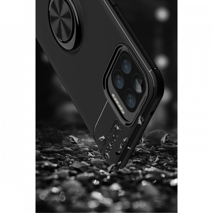 Oppo A73 Kılıf Range Yüzüklü Silikon - Mavi