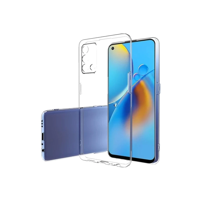 Newface Oppo A74 4G Kılıf Lüx Şeffaf Silikon