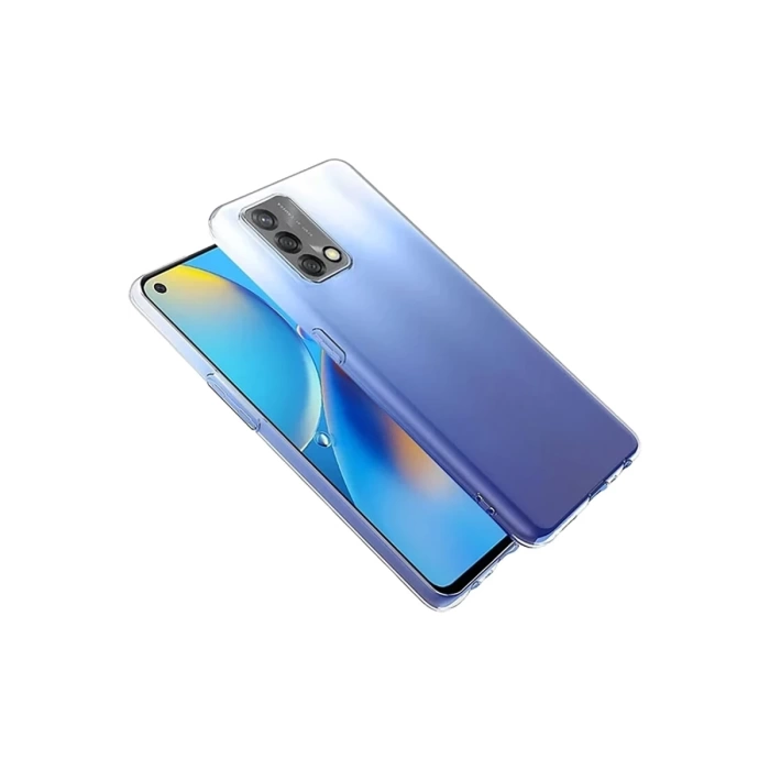 Newface Oppo A74 4G Kılıf Lüx Şeffaf Silikon