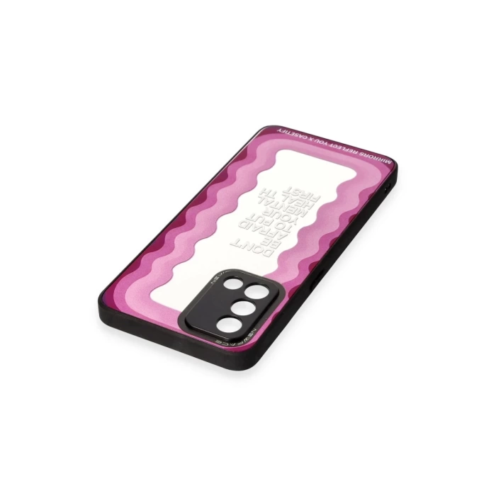 Newface Oppo A74 4G Kılıf Mirror Desenli Kapak - Mirror - 4