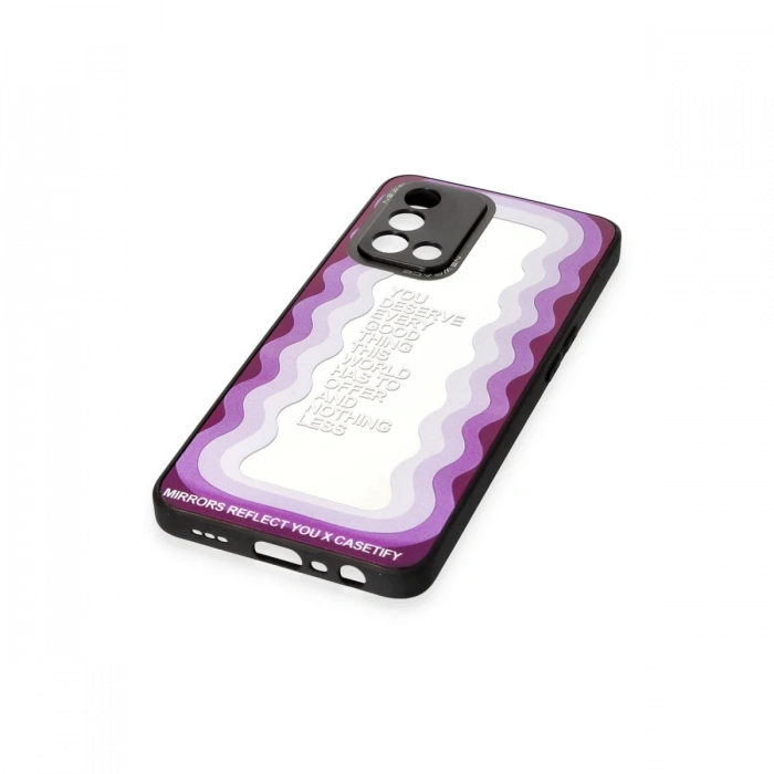 Newface Oppo A74 4G Kılıf Mirror Desenli Kapak - Mirror - 4