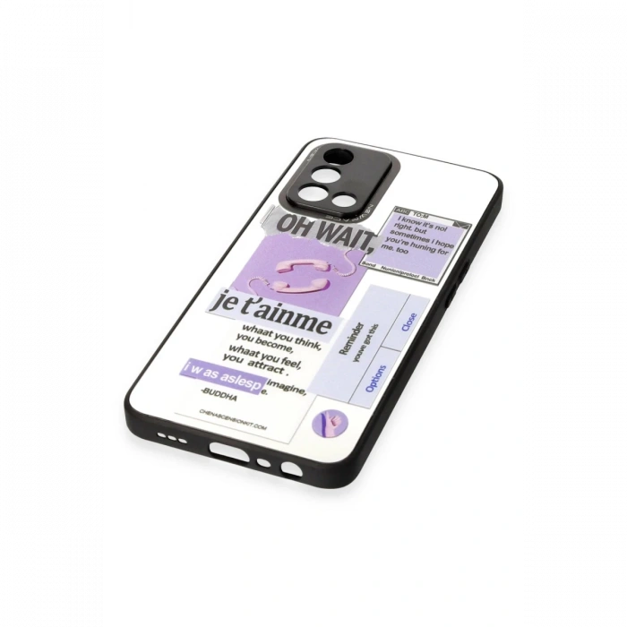 Newface Oppo A74 4G Kılıf Mirror Desenli Kapak - Mirror - 4