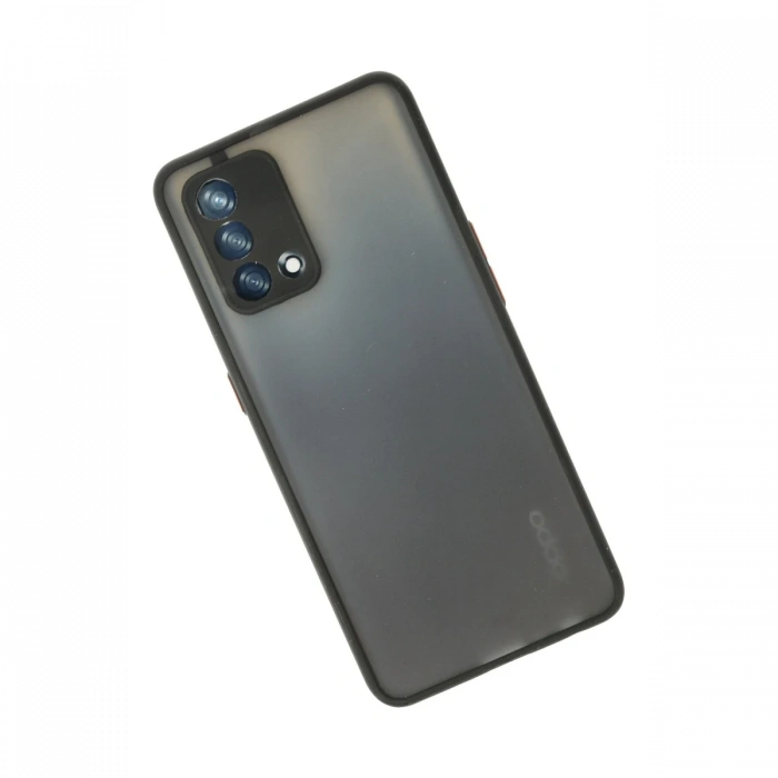 Newface Oppo A74 4G Kılıf Montreal Silikon Kapak - Siyah