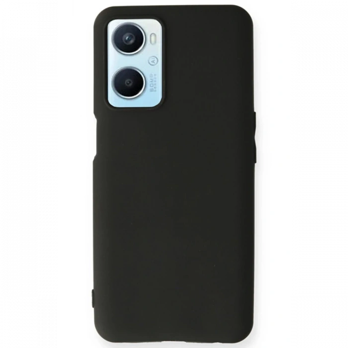 Newface Oppo A96 Kılıf First Silikon - Siyah