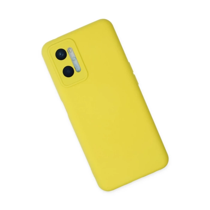 Newface Oppo A96 Kılıf Nano içi Kadife Silikon