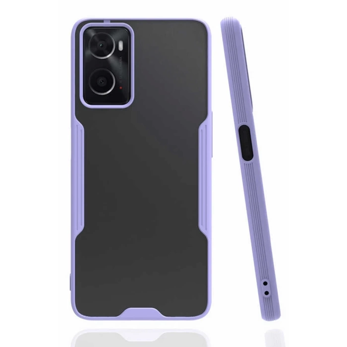 Newface Oppo A96 Kılıf Platin Silikon