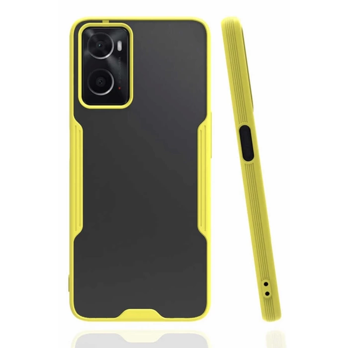 Newface Oppo A96 Kılıf Platin Silikon