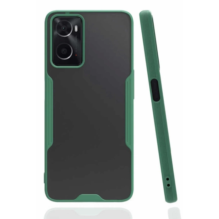 Newface Oppo A96 Kılıf Platin Silikon