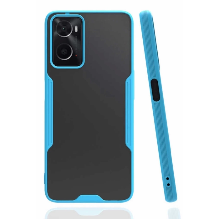 Newface Oppo A96 Kılıf Platin Silikon